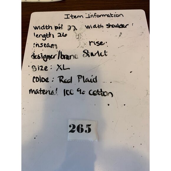 🍒 2/$20 🍒 Red Plaid with Lace Fringe and Explore Screen Print Flannel sz XL - Picture 8 of 8